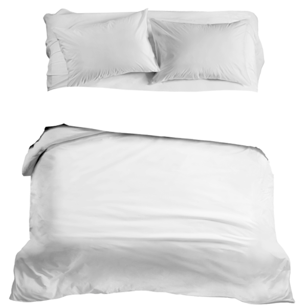 housse de couette blanc recto