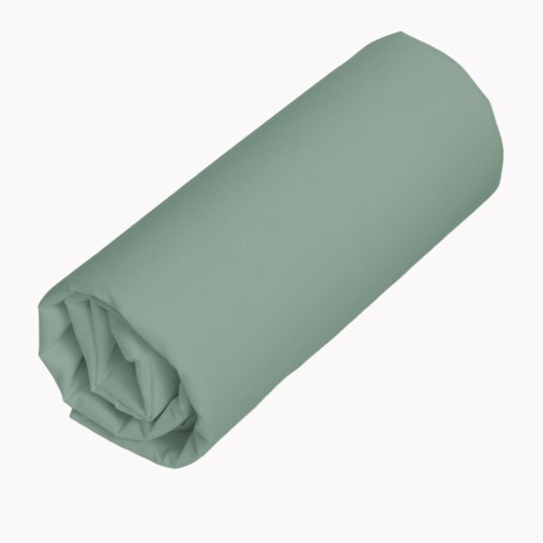 drap housse coton nenuphar