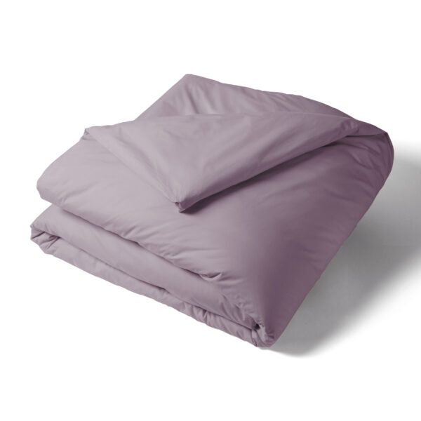 housse de couette percale vieux rose
