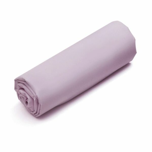 drap housse percale vieux rose