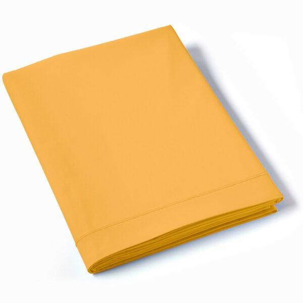 drap plat percale ocre