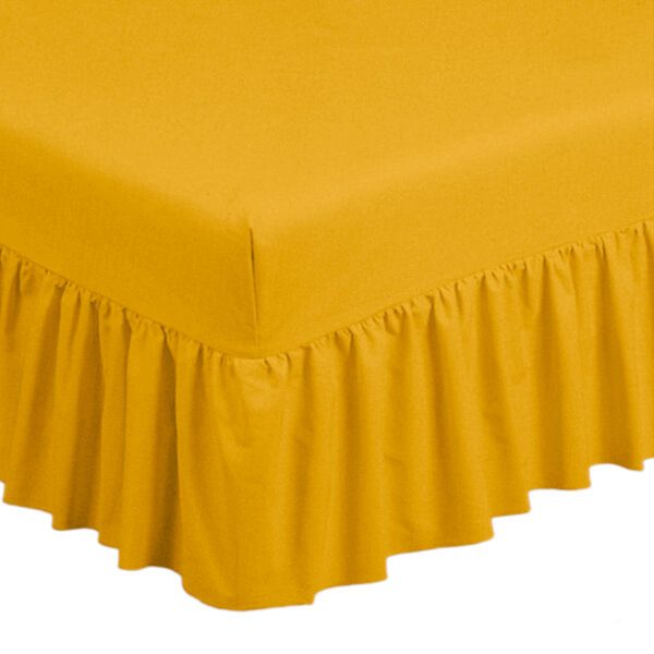 cache sommier 57 fils jaune