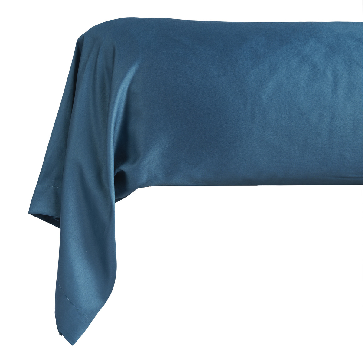 Taie traversin satin paon