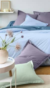 Linge de lit percale de coton